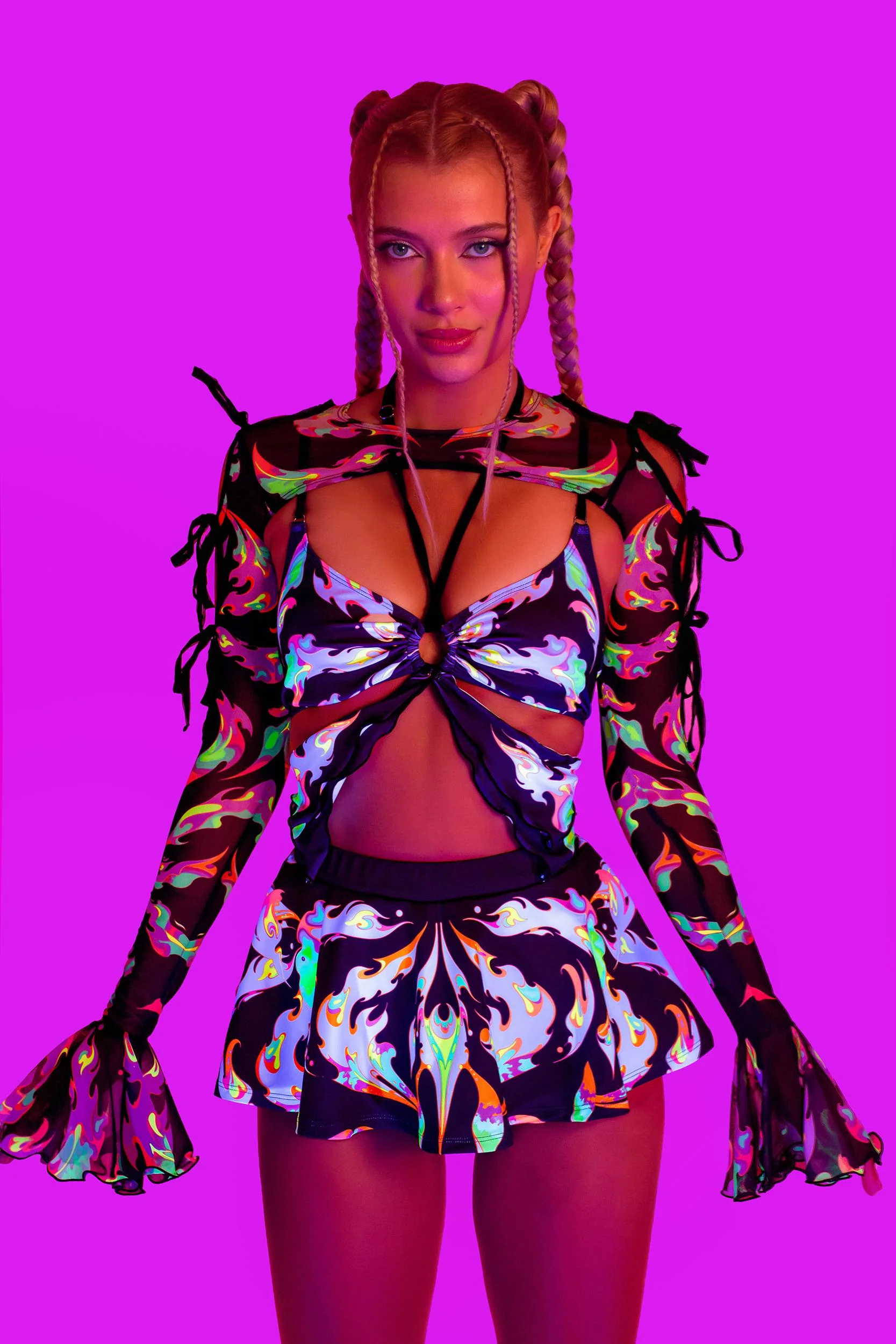 Black Rave Tops